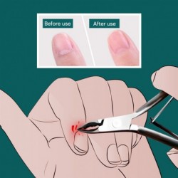Cortador de cutículas/unhas profissional - aço inoxidável