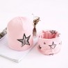 Cotton hat & scarf - set for girls / boys - stars / snowflakes / swans