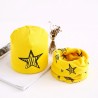 Cotton hat & scarf - set for girls / boys - stars / snowflakes / swans