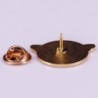 Bumblebee with star / moon - crystal brooch - pin