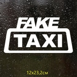 Fake Taxi - car vinyl sticker