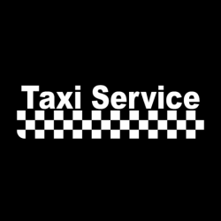 Taxi Service - car vinyl sticker - 15.8 * 4.5cm