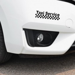 Taxi Service - car vinyl sticker - 15.8 * 4.5cm