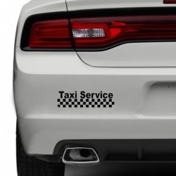 Taxi Service - car vinyl sticker - 15.8 * 4.5cm