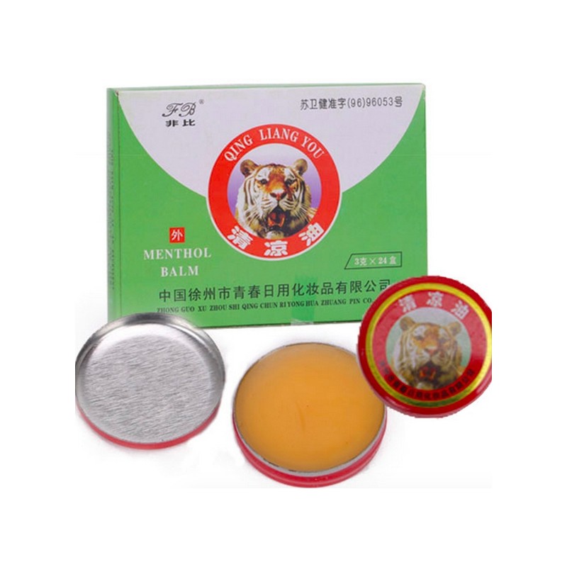 Red Tiger - menthol balm - pain relief ointment - 24 pieces Red Tiger - menthol balm - pain relief ointment - 24 pieces