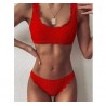 Sexy bikini set - ribbed - with push up