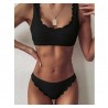 Sexy bikini set - ribbed - with push up