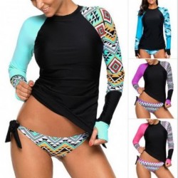 Two piece swimsuit - with front zipper - long sleeve - surfing / water sportsSwimming