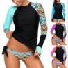 Two piece swimsuit - with front zipper - long sleeve - surfing / water sportsSwimming