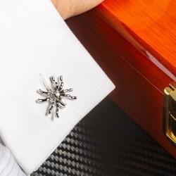 Spider shaped trendy cufflinks