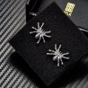 Spider shaped trendy cufflinks
