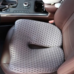 Memory foam cushion - chair seat support - non-slip - back pain relief