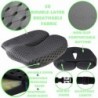 Memory foam cushion - chair seat support - non-slip - back pain relief
