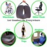Memory foam cushion - chair seat support - non-slip - back pain relief