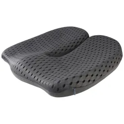 Memory foam cushion - chair seat support - non-slip - back pain relief