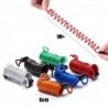 Bicycle / motorcycle anti-theft lock - spring cable wire