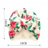 Thin hat / turban with flower knot - for girls