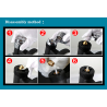 Electric paint tool - disinfection - water spray gun - high atomizing - 220-240V / 50HZ