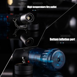 Jet flame lighter - windproof - refillable - cigar lighter