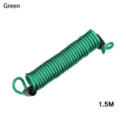 Bicycle / motorcycle anti-theft lock - spring cable wire