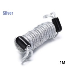 Bicycle / motorcycle anti-theft lock - spring cable wire