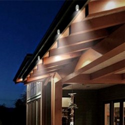 Decorative LED stone - solar garden light - waterproof - garden / patio