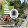 Decorative LED stone - solar garden light - waterproof - garden / patio