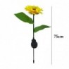Sunflower shaped garden light - solar powered - LED - waterproof