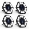 Solar garden light - ground lamp - waterproof - LED - hexagon shaped - driveway / lawnSolar lighting