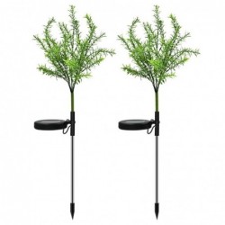 Lawn / garden light - lamp - solar powered - LED - waterproof - Christmas tree