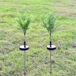 Lawn / garden light - lamp - solar powered - LED - waterproof - Christmas tree