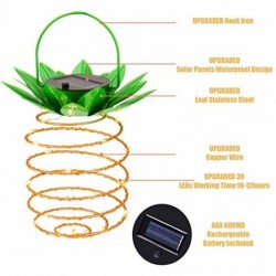 Solar garden light - hanging lamp / lantern - waterproof - LED - pineapple shape