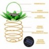 Solar garden light - hanging lamp / lantern - waterproof - LED - pineapple shape