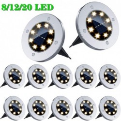Solar powered ground lamp - garden light - waterproof - LED