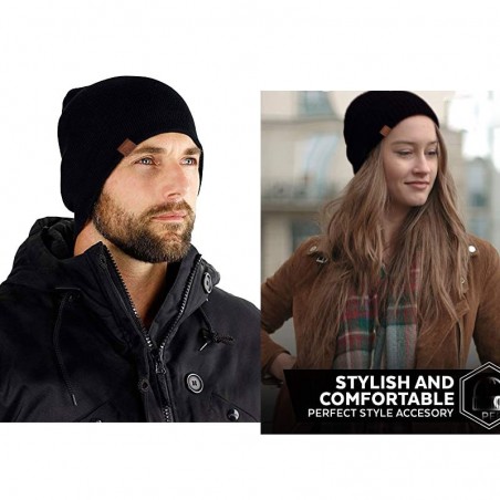 Gorro de malha grosso / quente - unissex