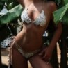 Lace bikini with diamonds - 2 pieces setBeachwear