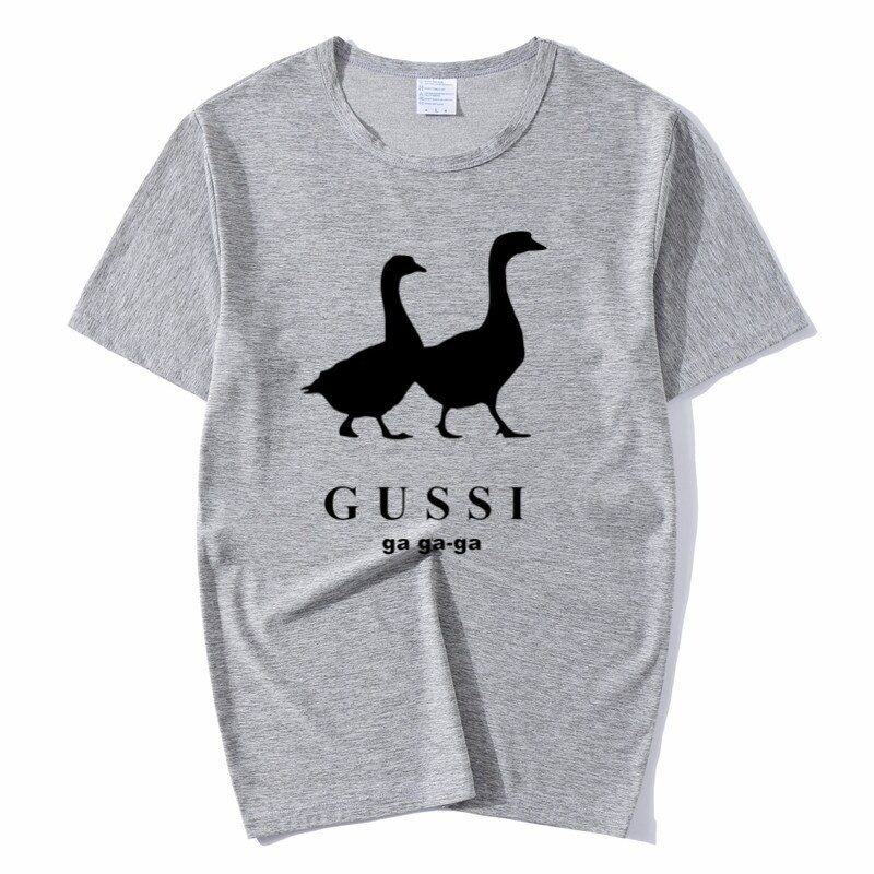 Classic t-shirt with short sleeve - funny duck print - unisex