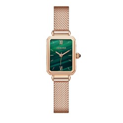 Luxurious quartz watch - stainless steel - mesh - waterproof