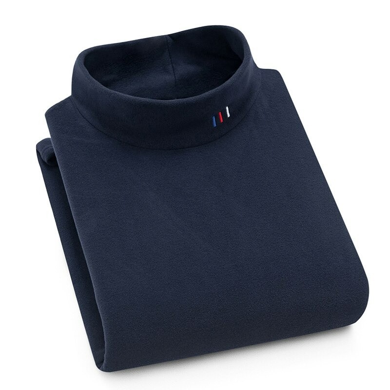 Velvet turtleneck / sweater - with fleece lining