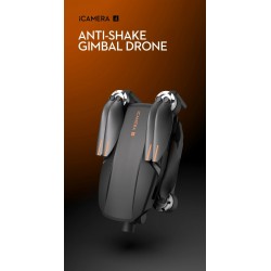 HR iCAMERA4 H4 - GPS 5G - WIFI - FPV - 4K HD Dual Camera - Foldable - RC Drone Quadcopter - RTF