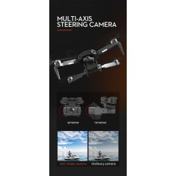 HR iCAMERA4 H4 - GPS 5G - WIFI - FPV - 4K HD Dual Camera - Foldable - RC Drone Quadcopter - RTF