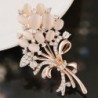 Vintage opal flower - crystal broochBrooches