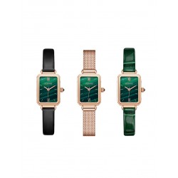 Luxurious quartz watch - stainless steel - mesh - waterproof
