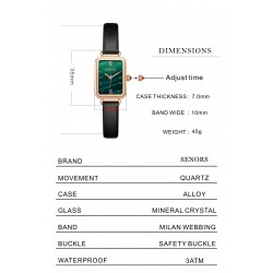 Luxurious quartz watch - stainless steel - mesh - waterproof
