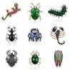 Elegant crystal brooch - ladybug / scorpion / lizard / gecko
