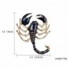 Elegant crystal brooch - ladybug / scorpion / lizard / gecko