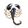 Elegant crystal brooch - ladybug / scorpion / lizard / gecko