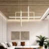 Luxurious chandelier - ceiling light - LED - minimalist rectangle design - 2 / 3 / 4 heads