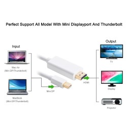 Mini DisplayPort - Thunderbolt HDMI converter to HDMI - cable 3m
