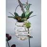 Solar garden light - hanging lamp / lantern - waterproof - LED - pineapple shape